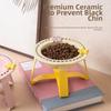 Anti Slip Cat Food Water Bowl Anti Vomiting Elevated Pet Feeder Bowl Ceramic Cat Bowl  Pet Supplies