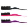 Triple-Row Bristle Hair Comb with Tail for Styling and Fluffing Curly Hair