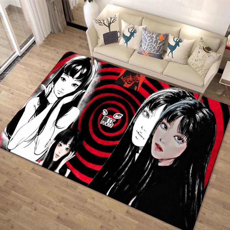 Tomie Junji Carpet Rug for Living Room Bedroom Home Sofa Decoration,Kids play Non-slip Floor Mat