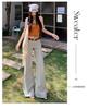 American-Style Low-Rise Stretchy Micro-Flare Jeans for Women - 2026 Spring Collection, Loose Fit Bell Bottoms