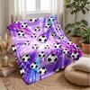 Soccer Ball Explosion 2 Theme blanket Lightweight Warm Flannel Blanket Decorative Throw Blanket for Home Decoration