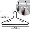 IRIS OHYAMA BAU Hanger, 10-Piece Set, BAU-4310