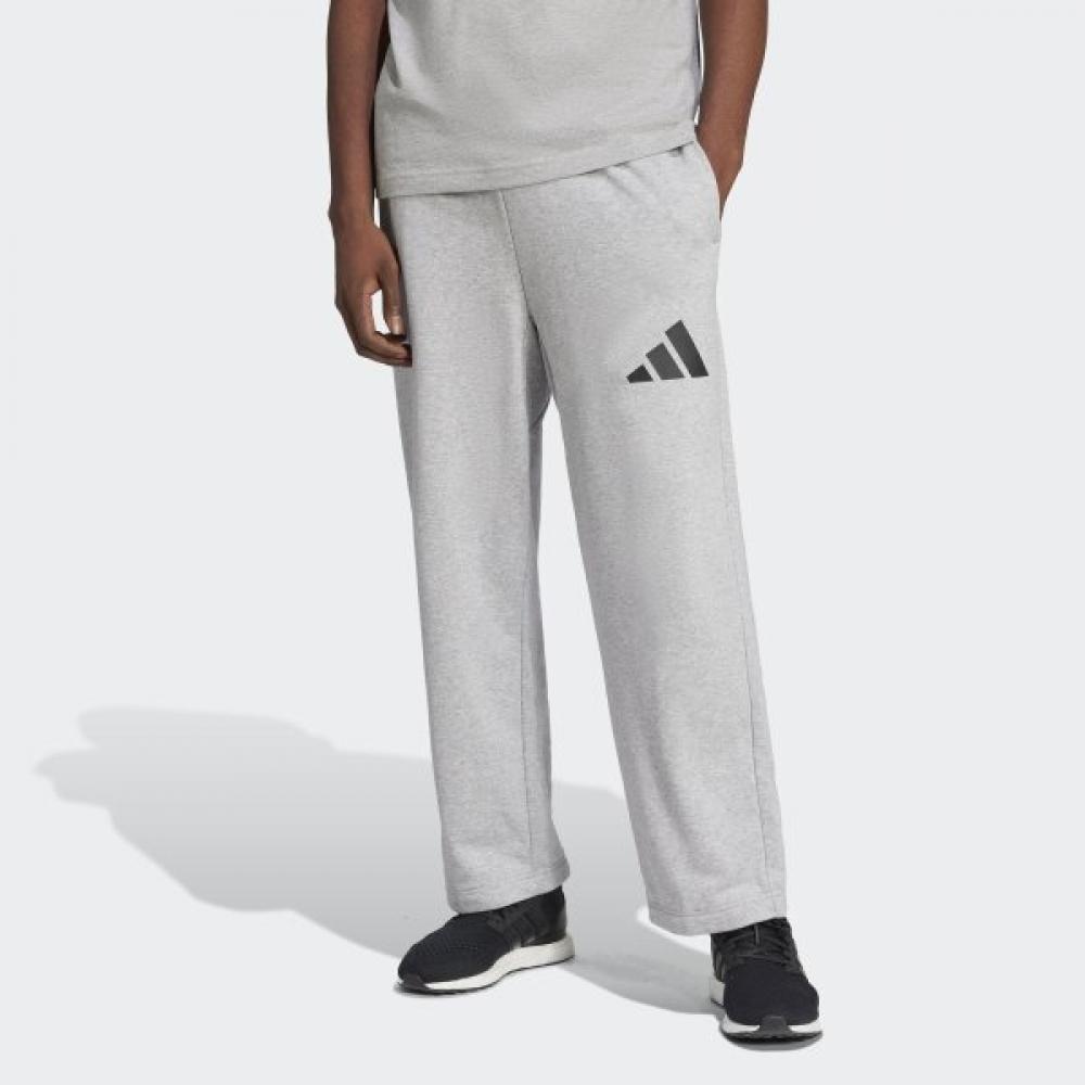 adidas Unisex Simple Essential Wide Leg 3 Line Bar Logo Pants Made From Renewable Materials J...