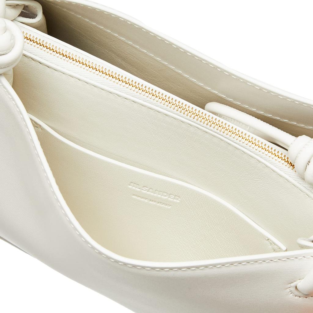 Jil Sander 852664WUB69191N Ecru Handbag, Small, Women's, [Used]