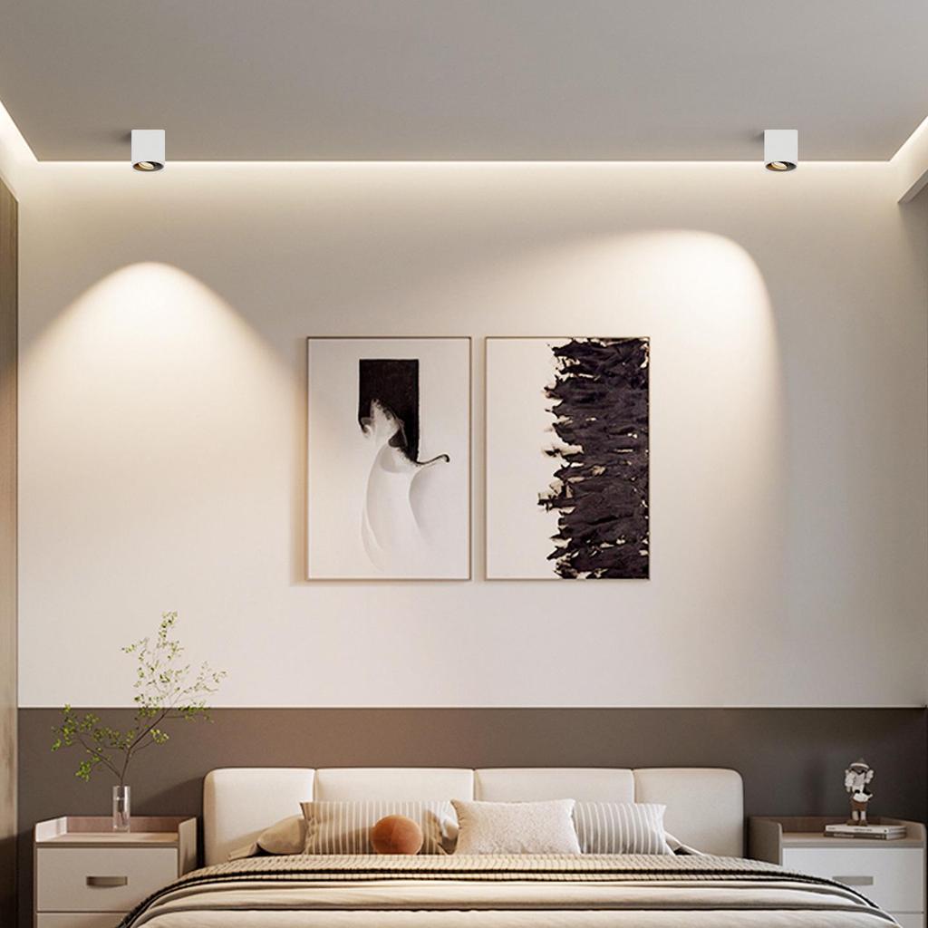 Adjustable LED Ceiling Downlight - Anti-glare Recessed Spotlight for Home and Hallway