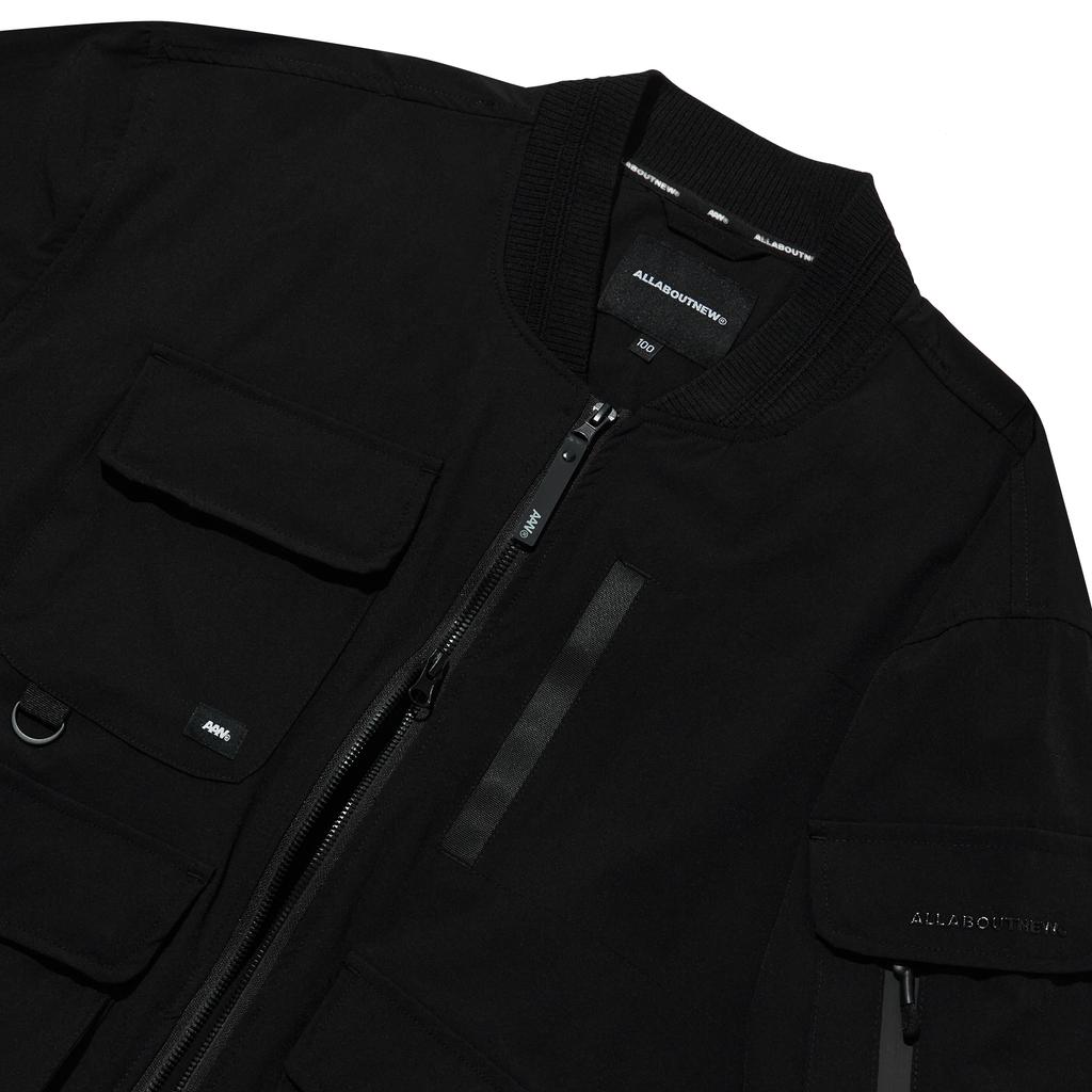 All About New Utility Bomber Jacket Black Iny3Uj24Abk