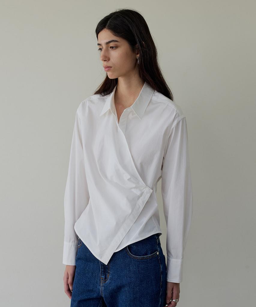 ARTID Modern Wrap Shirt_White