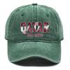 Snapback Baseball Cap With "QATAR" "YALLA QATAR" Flag Printed , Adjustable Baseball Hat Hip Hop Raw Brim Simple Fashion Sun Hat
