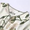 Mom's Summer Ice Silk Chinese-Style T-Shirt Set - Fashionable Short-Sleeved Two-Piece for Middle-Aged Women