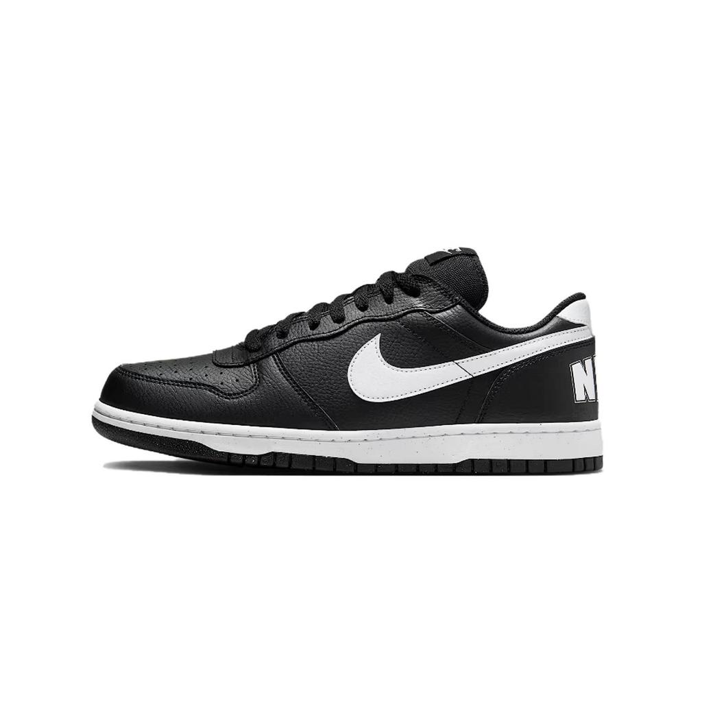 Nike Big NIKE LOW Abrasion Resistant Breathable Low top Skateboard Shoes Unisex Black Blue 355152-016(Team1801-)