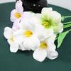 40cm Smiling Brownie Tulip Simulation Flower Wedding Bouquet Fake Tulip Interior Decoration PU Simulation Tulip