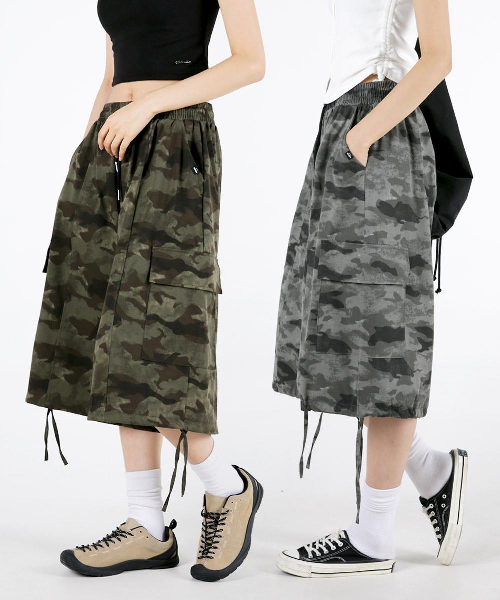 UMM Women`S Elastic Waist Camo Wide