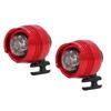 2PCS Clogs Shoes Headlight Decorative Aluminum Alloy ABS IPX5 Water Resistant Clogs Headlamp for Thanksgiving