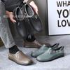 Spring New Products Spring and Autumn Waterproof Shoes Men's Low-top Water Shoe Cover Foot Wading Shoes Non-slip Rubber Shoes Fashion Flat Rain Shoes