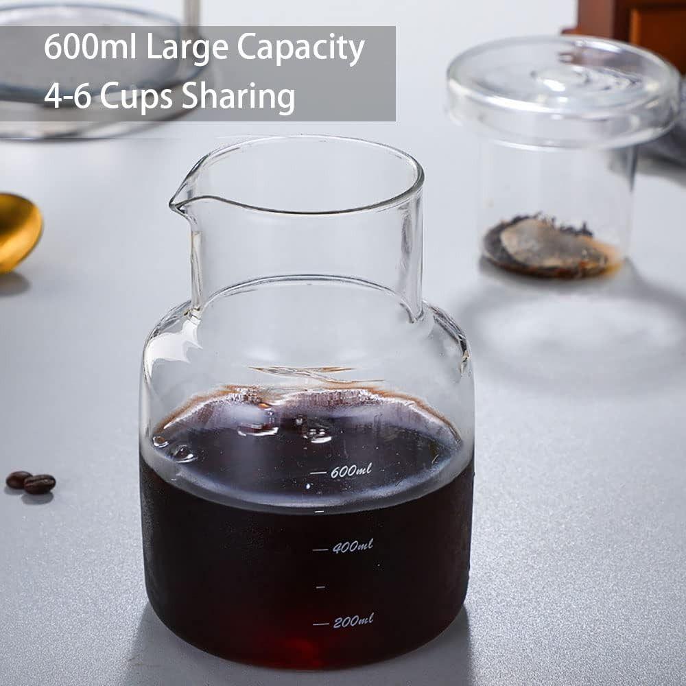 600ml Ice Dripper Coffee Maker Borosilicate Glass Iced Coffee Brewer  Kitchen