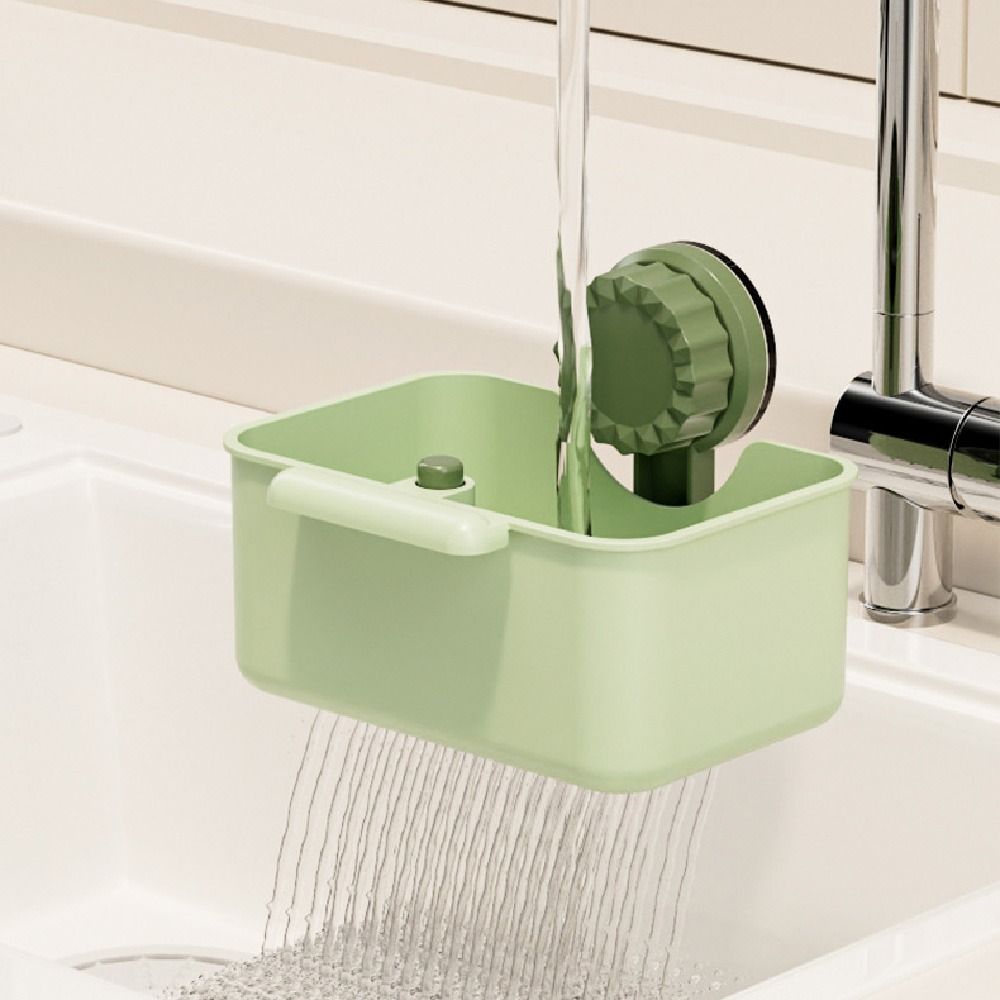 2Pcs Detachable Sink Strainer Basket Creative Fruit Washing Filter Rack Bathroom