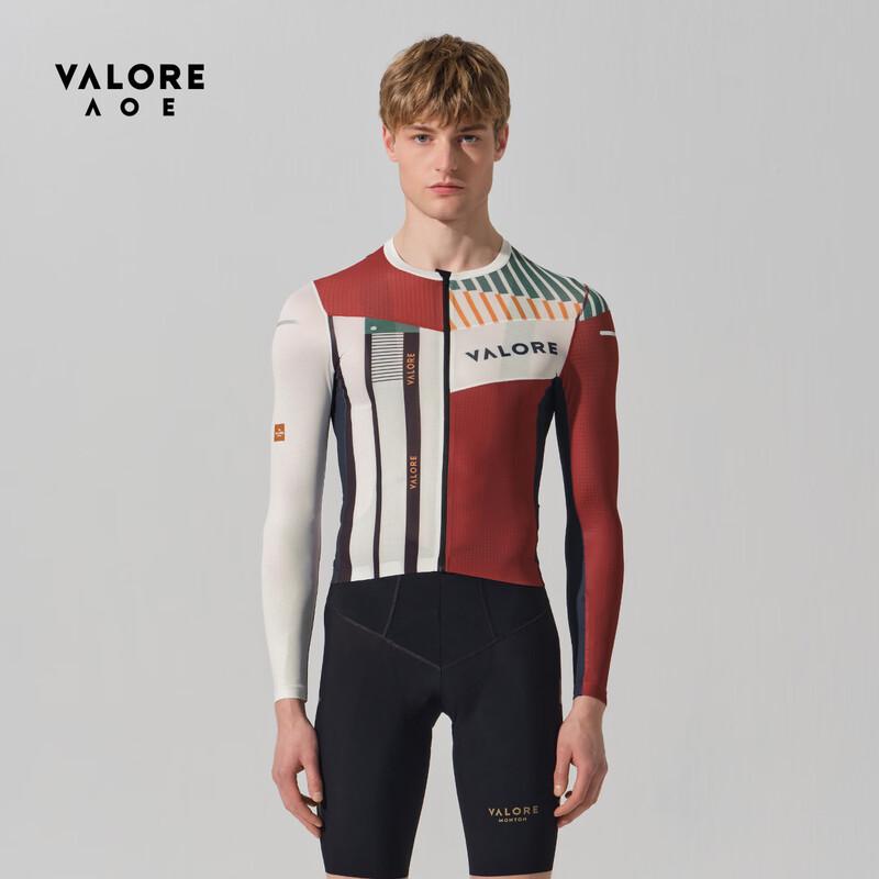 VALORE AOE Men s Geometric Patchwork Cycling Jersey M