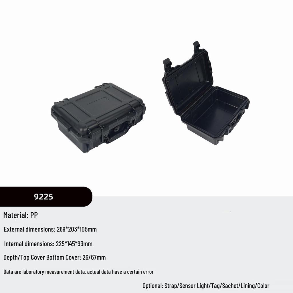 Multi-Size Explosion-Proof, Waterproof, Shockproof Plastic Tool Case with Optional Lining