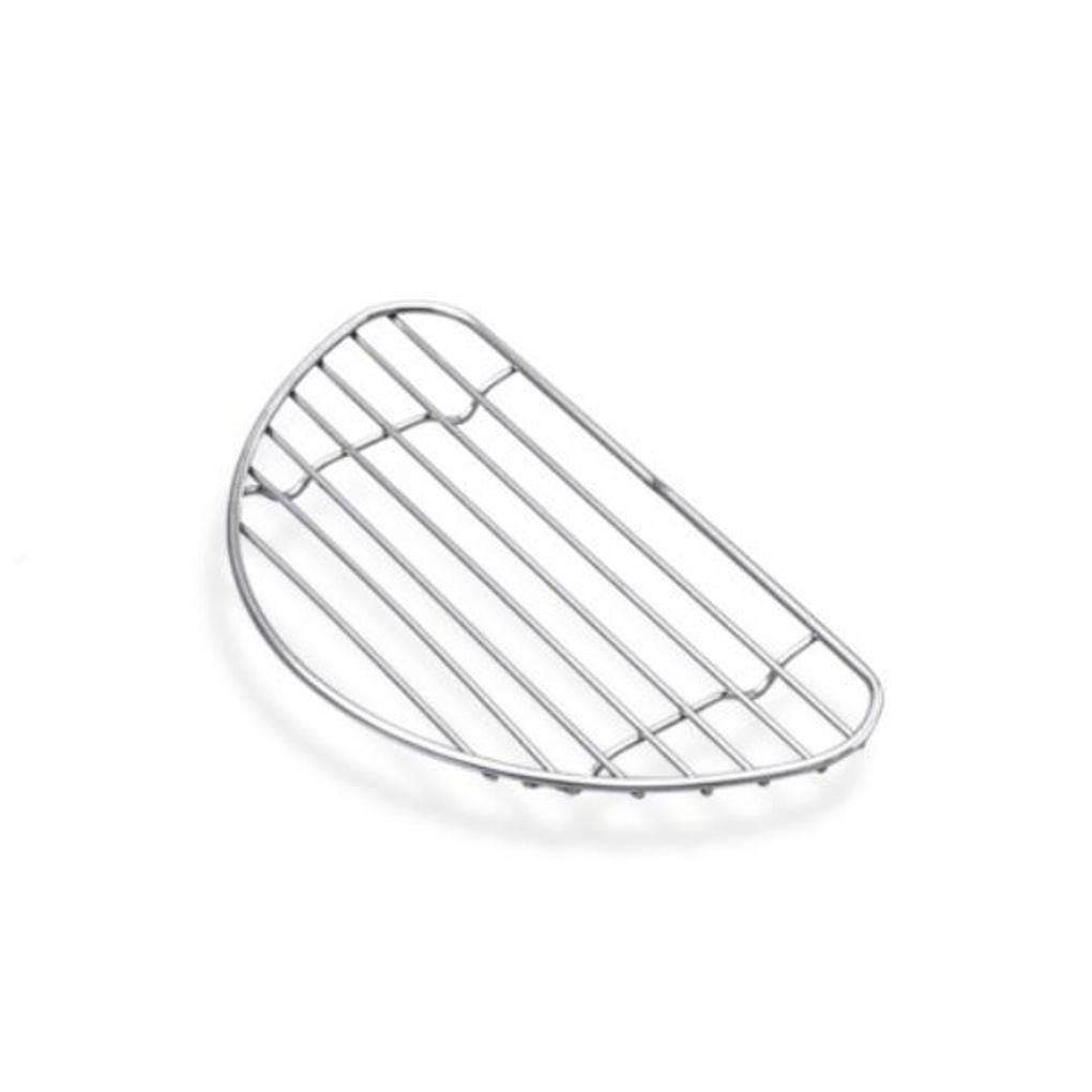 

Idily Donkasu Net Half-moon Shaped Frying Net Small Size