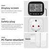 Digital Temperature Controller Socket Outlet EU Plug Thermostat With Timer Sensor Probe Heating Cooling Switch 16A Backlight