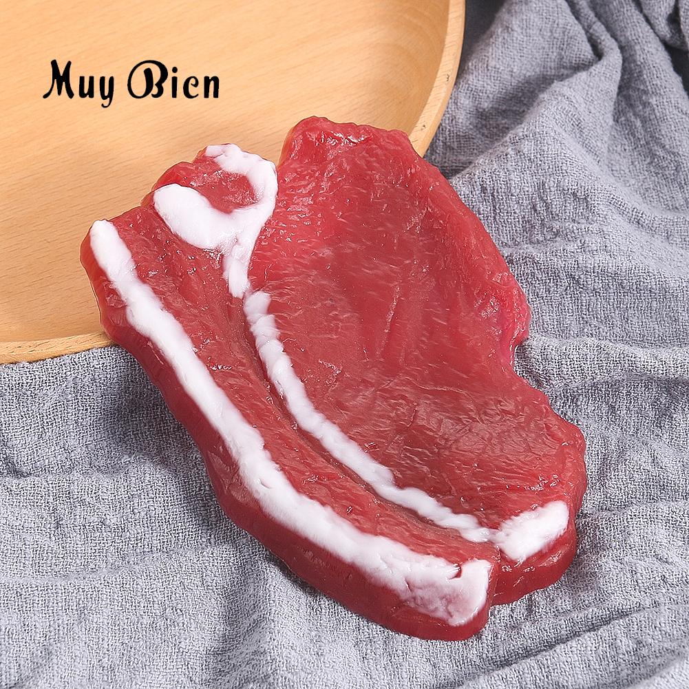 

Имитация мяса, пластиковая искусственная реалистичная свинина, стейк, модель, магазин, кухня, рынок, витрина, реквизит для фотосъемки, игрушки для готовки