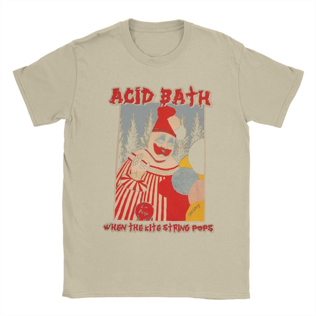 Pánská trička s kyselou lázní Bavlněné oblečení Novinka Krátký rukáv O-výstřih Tričko Letní tričko