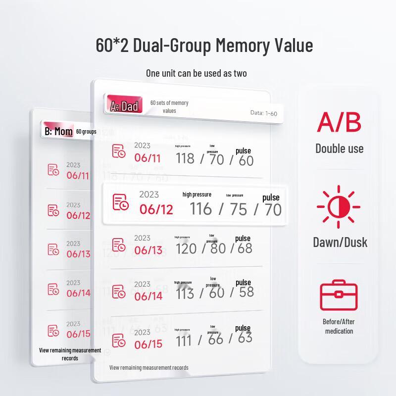 Yuwell YE670CR Rechargeable Voice Blood Pressure Monitor