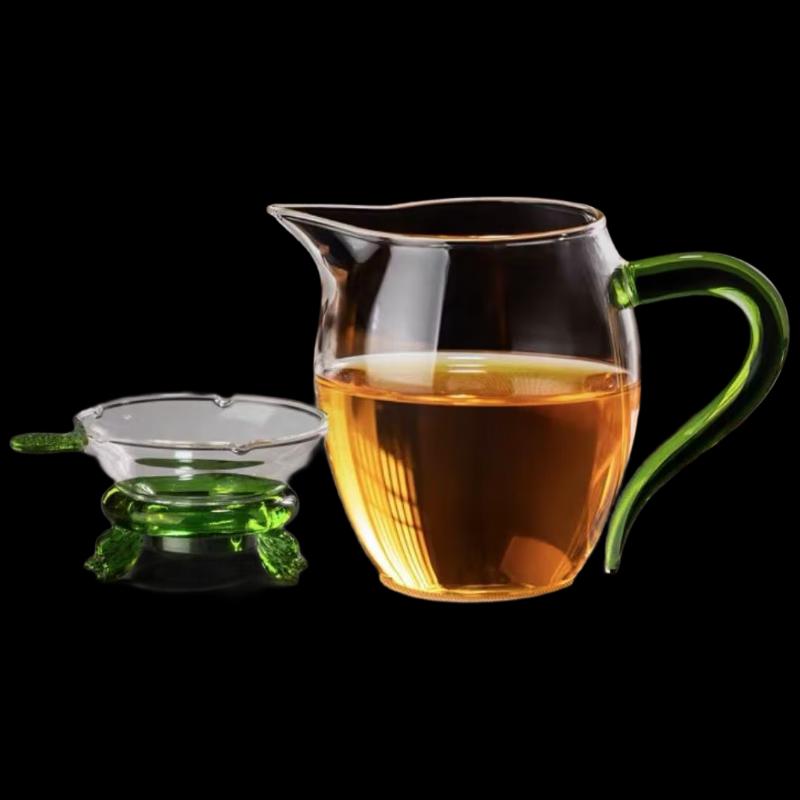 Glass Tea Server & Strainer Set