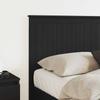 Headboard in Black Oak Look 140 cm Particleboard