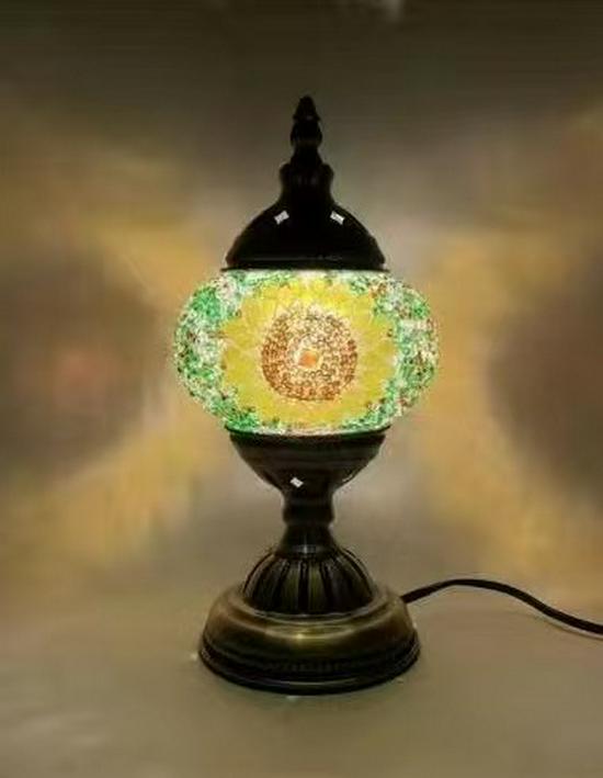 Bohemian Turkey Style Table Lamp - LED Night Light for Bedroom, Study, or Dining