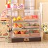 1:12 Scale Dollhouse Miniature Food Bakery Shop Cake Display Counter Bakery Cabinet Model Showcase Mini Snack Cabinet