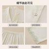 Women's Spring and Summer Thin Cropped Pants Sleepwear Set