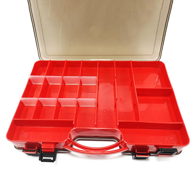 Fishing Tackle Boxes Large Space Double Multi-function Lure Box Free Space