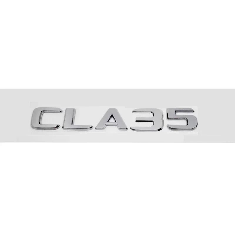 ABS Car Tail Letters Sticker Emblem for Mercedes Benz CLA35 CLA200 CLA220 CLA250 CLA260 Rear Trunk 3D Number Badge Decals RJ1