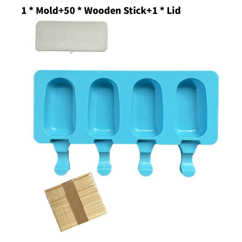 Silicone Ice Cream Molds With Lids For Homemade Frozen Desserts Kids And Adults