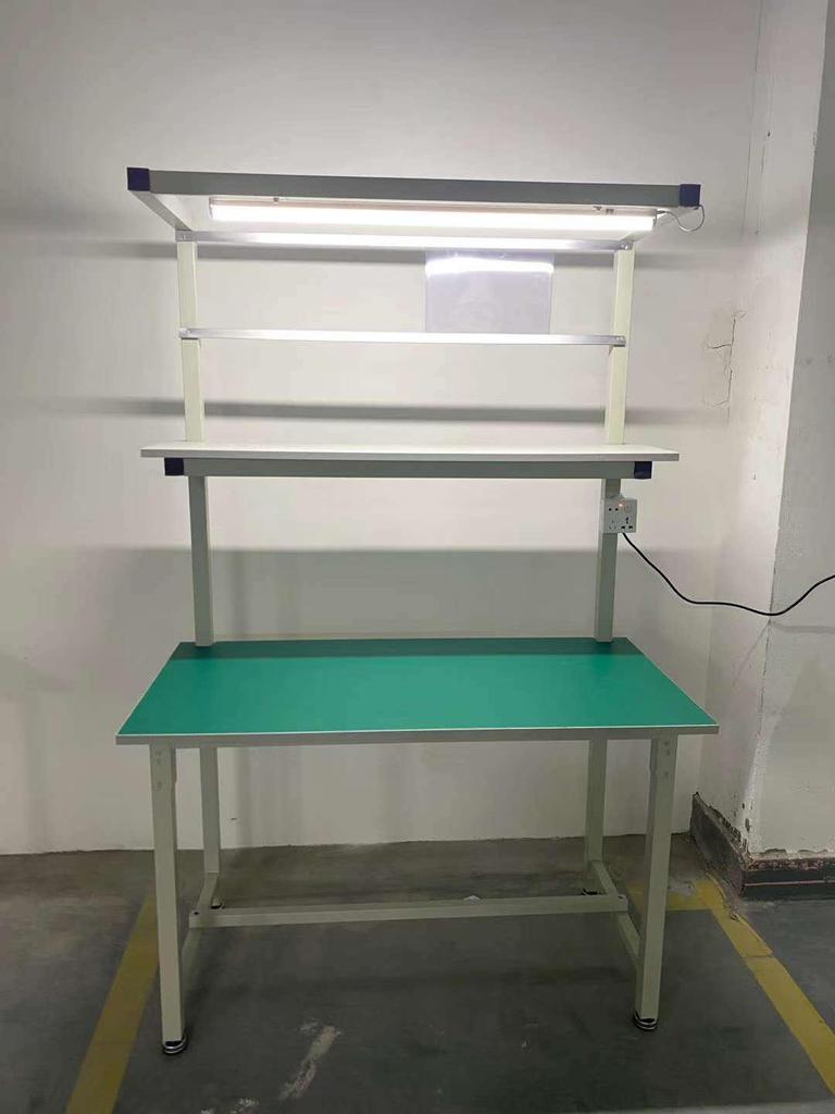Anti-static Double-layer Assembly and Packing Workbench