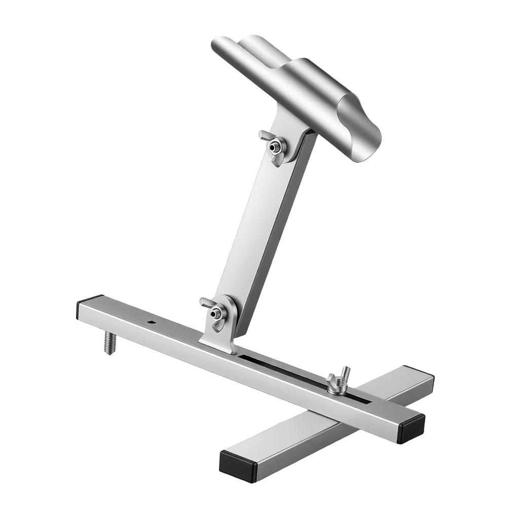 Adjustable Ice Fishing Rod Holder, Freestanding Winter Holder Made of Metal.