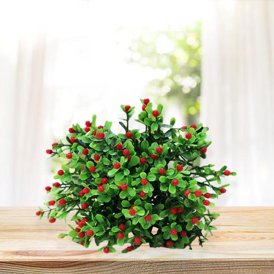 Artificial Plant Vivid Realistic Appearance Photo Props Home Decoration Fake Greenery Grass for Living Room