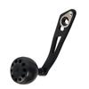 Baitcasting Reel Handle 32mm/1.26in Ergonomic Metal Fishing Reel Handle for Baitcasting DSH019 Matte Black