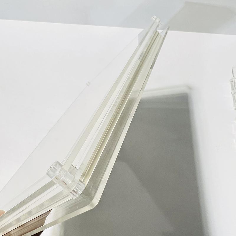 A5/A7 Notebook 6 Holes Loose-Leaf Notebook Hand Ledger Transparent Acrylic Notebook Diary Book Office School Stationery Diy