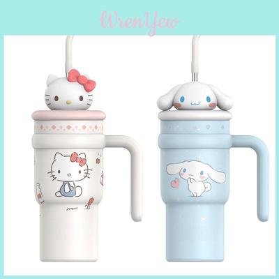Sanrio Hello Kitty Insulated Travel Mug With Straw And Large Capacity For Kids And Adults