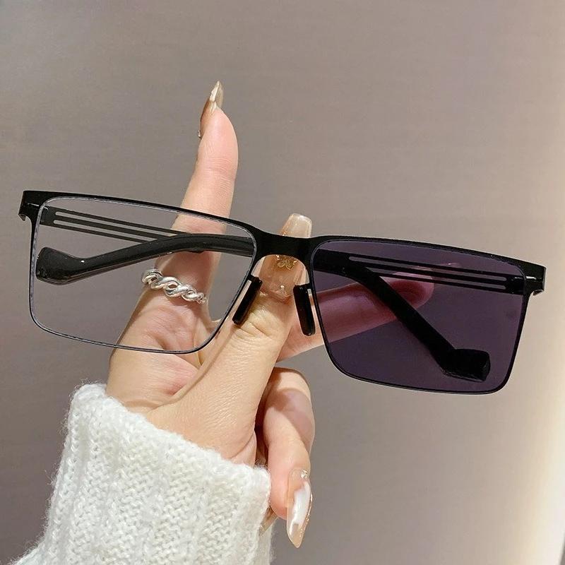 

Neutral New Retro Square Frame Photochromic Sunglasses Uv400 Outdoor Ultra-Light Beach Riding Driving Polarized Sunglasses Photochromic