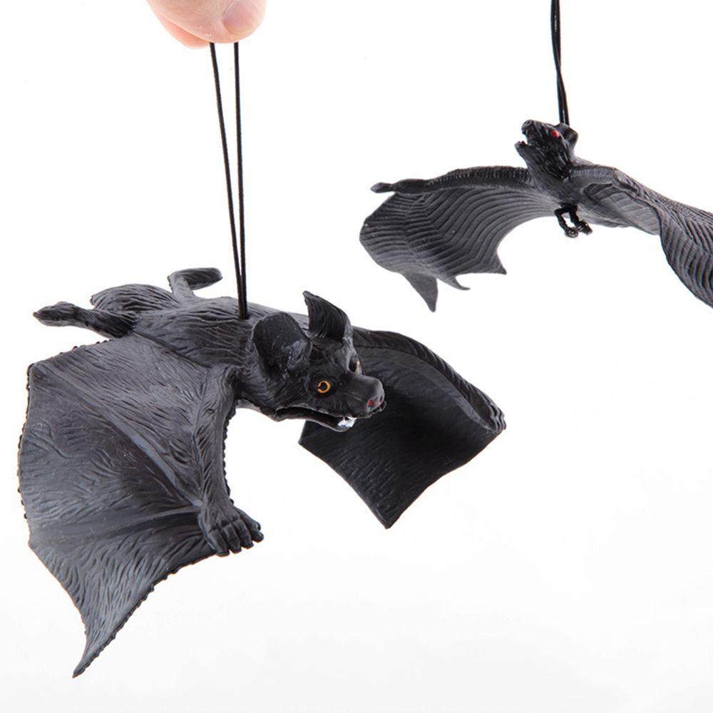 Halloween Hanging Decoration Lifelike Fake Bat Haunted House Horror Props Haunted House Decoration