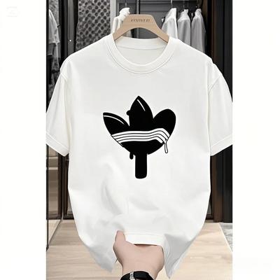 Luxury Brand Personalized Print Tshirt Summer 2026 Y2K Style Mens and Womens ShortSleeved Cotton Top