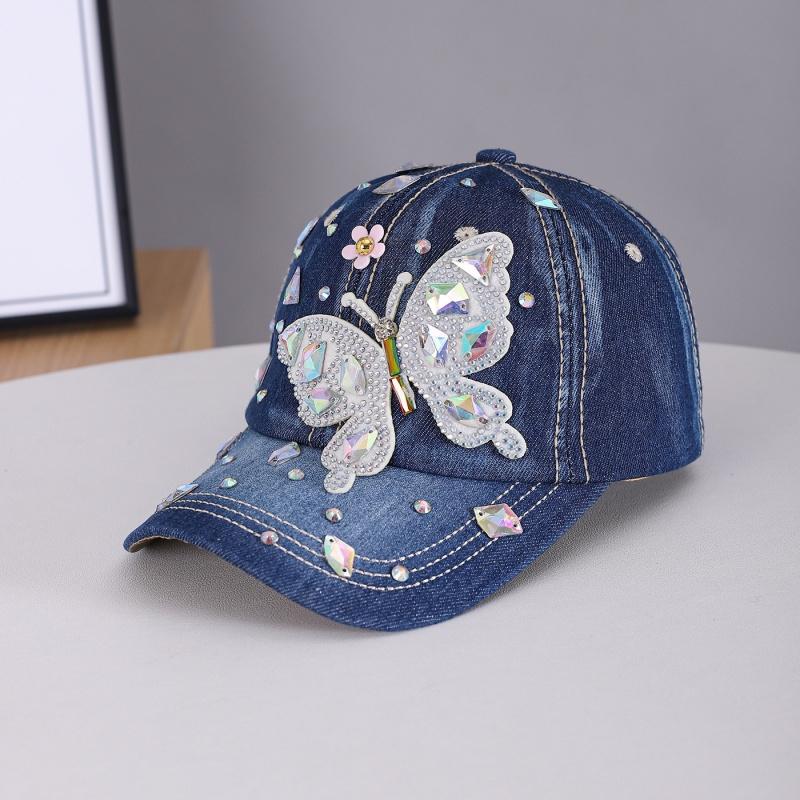 Baseball Cap Women Cloth Caps Curved Brim Hat Casual