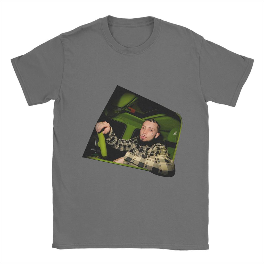 Bawełniana koszulka rapera Jc Reyes dla mężczyzn na lato   Hip Hop   Koszulki vintage z okrągłym dekoltem Hip Hopowa koszulka odzież projektowa plus size