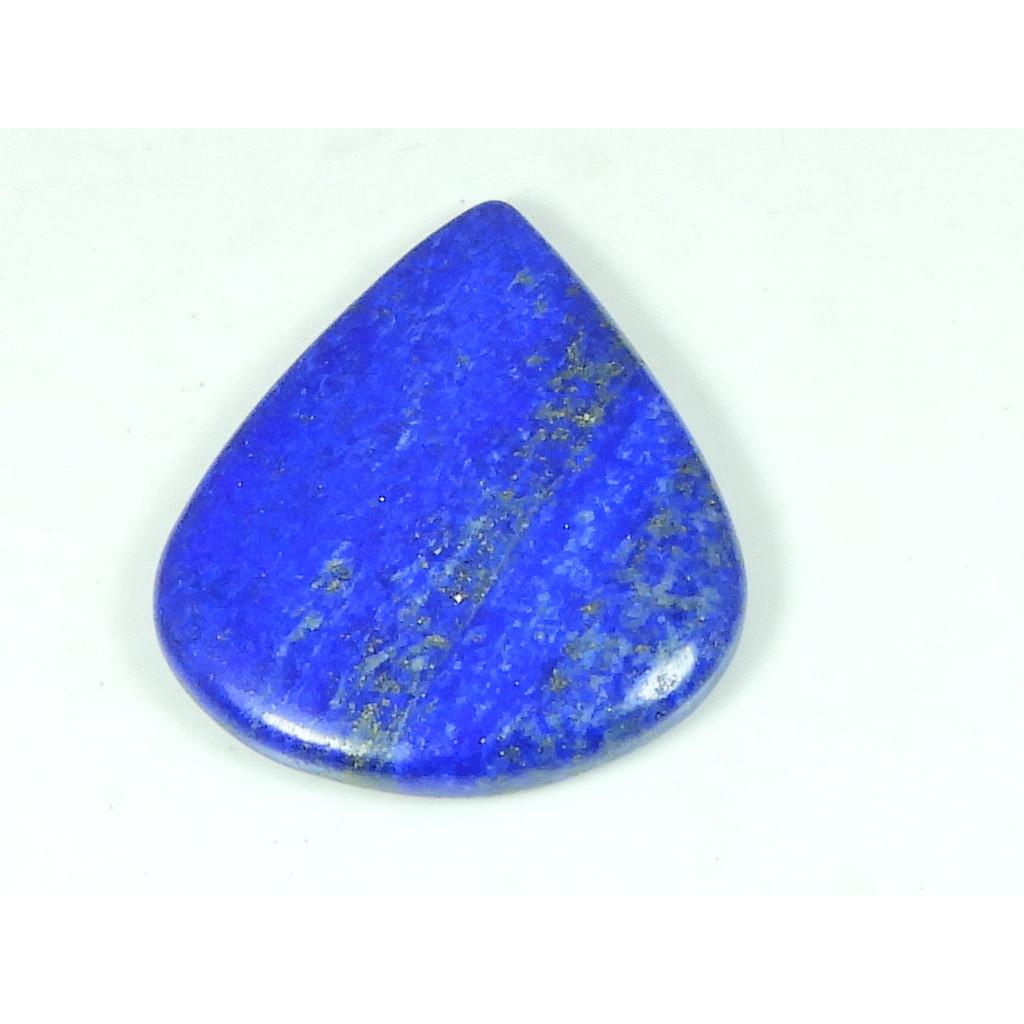 33X27X06 MM Natural Lapis Lazuli Pear Shape Cabochon Loose Gemstone 57Cts. SY-533