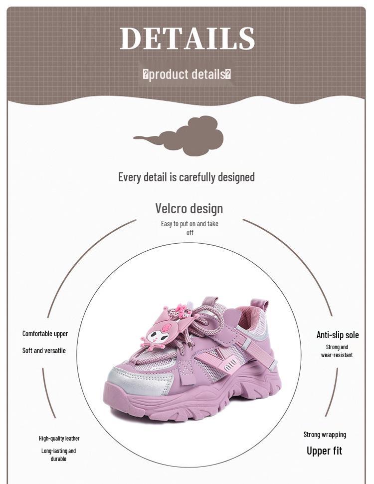 Atmungsaktive Netz-Sportschuhe für Mädchen 2026 - Leicht, Weiche Sohle, Herbststil