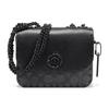 Coach Madison 16 Studded Flap Chain Crossbody Bag Women Bags Black C2462-MWQV8