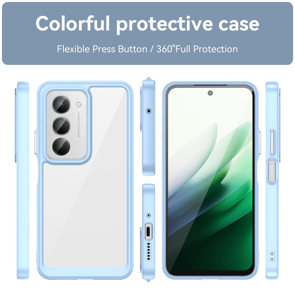 For Xiaomi Redmi 15 5G (168mm) Case TPU+Acrylic Protective Clear Phone Cover